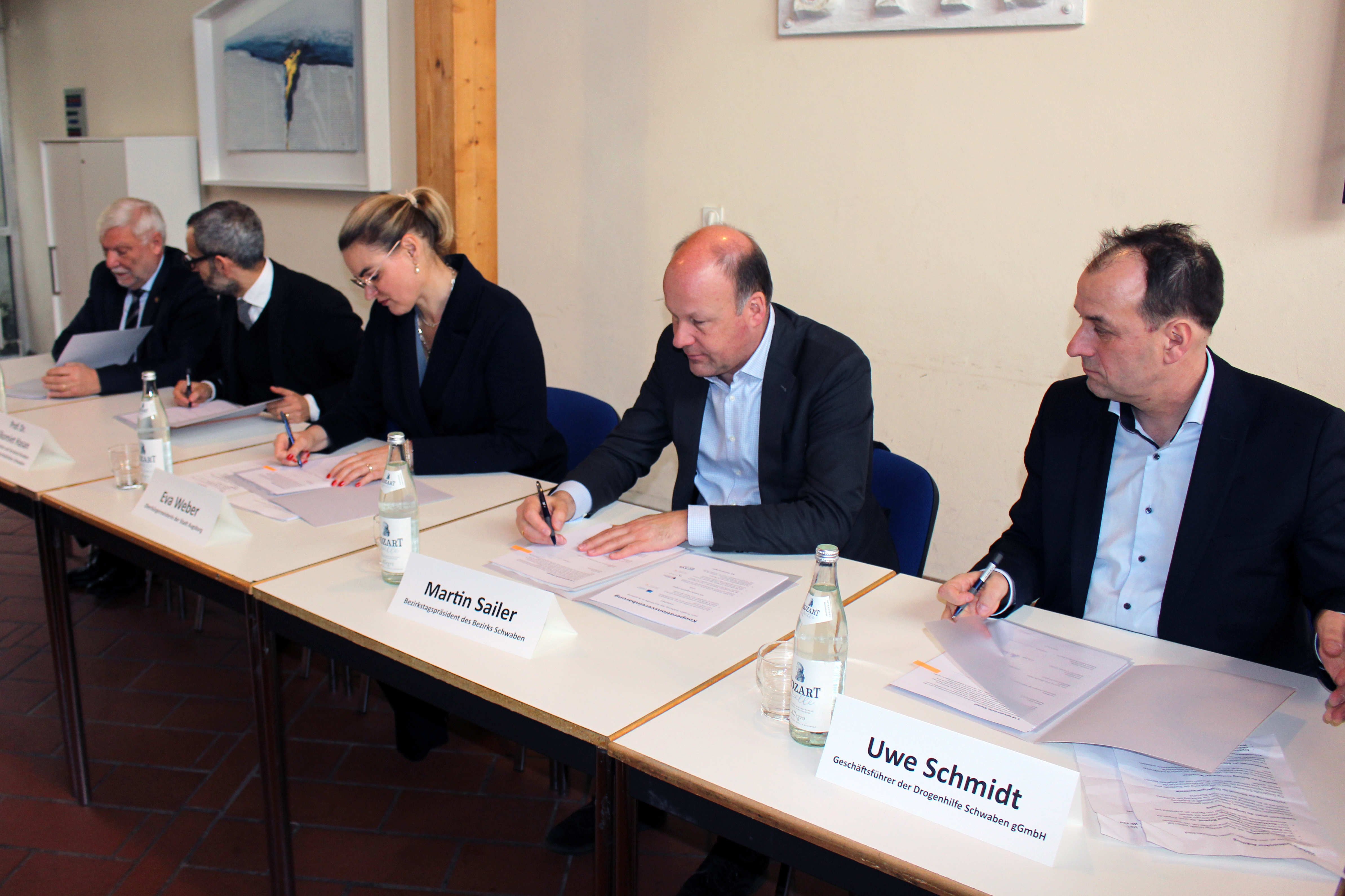 Kooperationsvereinbarung Modellprojekt „Stärkung der Suchthilfe in Augsburg“ 