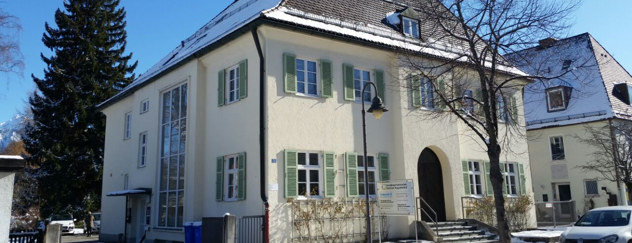 Gebäude der Tagespflege in Füssen.