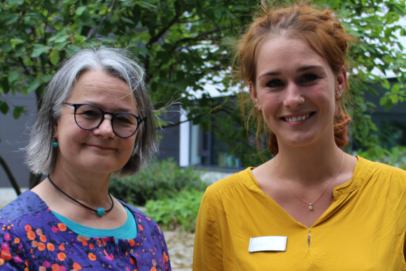 Tabea Schmid (rechts) wird Nachfolgerin von Beatrice Pfirschke am BKH Kempten